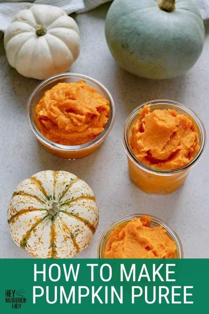 How To Make Homemade Pumpkin Puree Hey Nutrition Lady